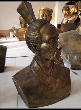 半身像校园古代历史雕塑摆件