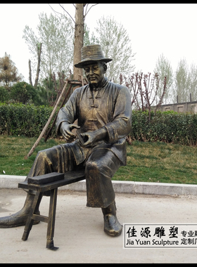 商业街民俗中国传统风小品雕塑