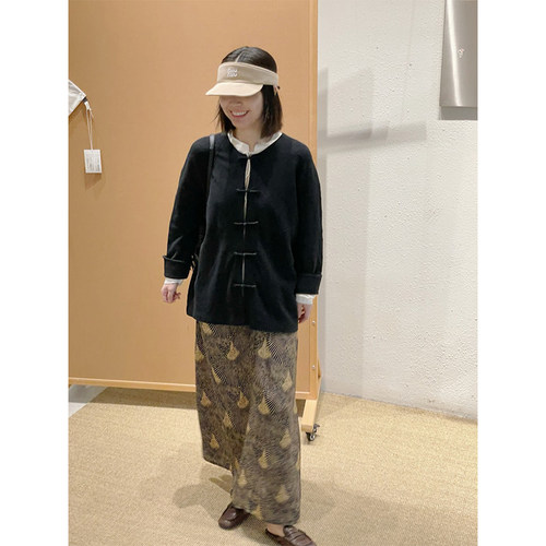 【新品】设计师品牌Maison Hotel 25AW 孔雀-拉拉长裙JULY - 图3