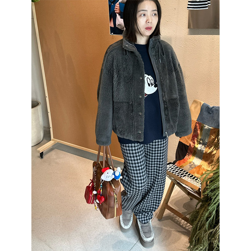 【现货秒发】IMMI24AW秋冬条纹超细羊毛长裤MWDFWKPT0947X - 图0