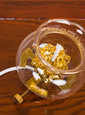 陶瓷可调光防风液体油灯佛前供灯