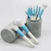 Makeup brush storage barrel brush storage rack desk dustproof