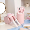 Makeup brush storage barrel brush storage rack desk dustproof