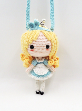 手工diy钩针手编织打发时间花朵
