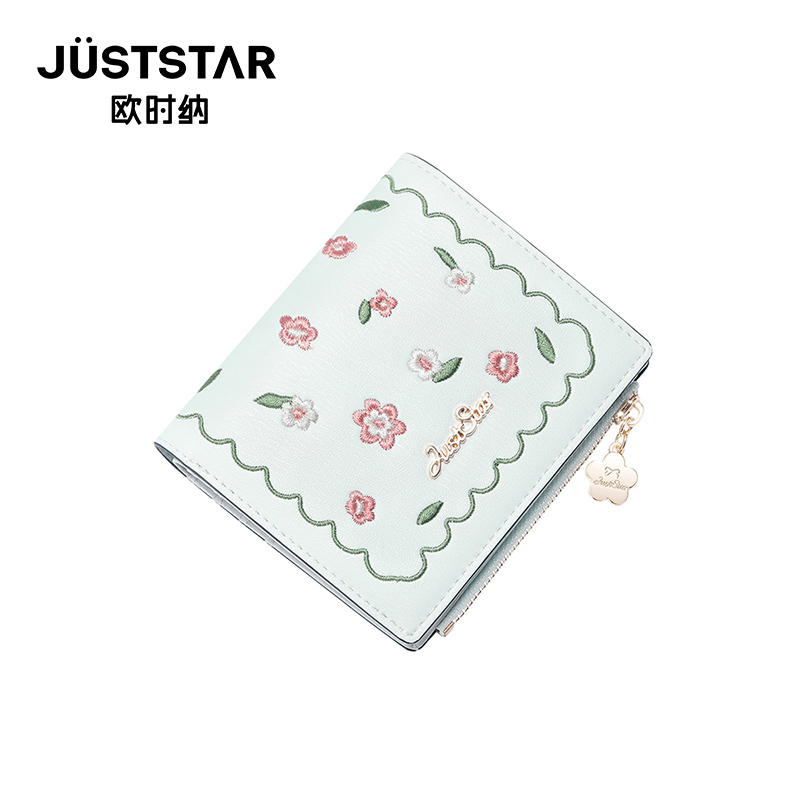 欧时纳箱包旗舰店欧时纳2022新款秋季韩版时尚短款钱包多卡位女士手拿包钱夹零钱包0