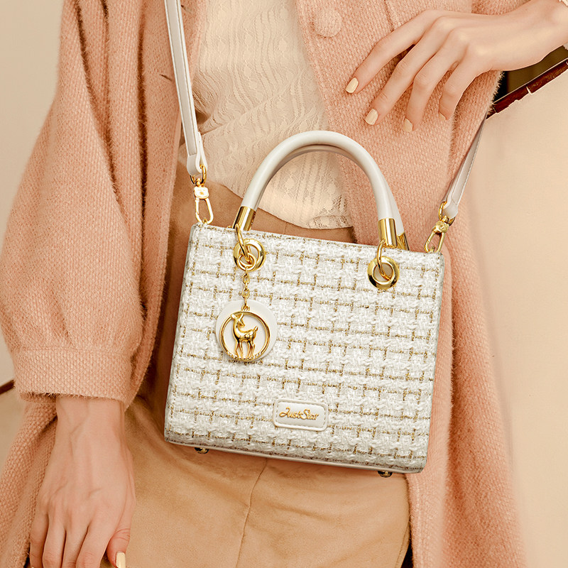 欧时纳女2023新款百搭高级感斜挎包 欧时纳箱包女士包袋