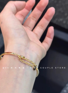 富家女法式轻奢跳动的心满钻半镯