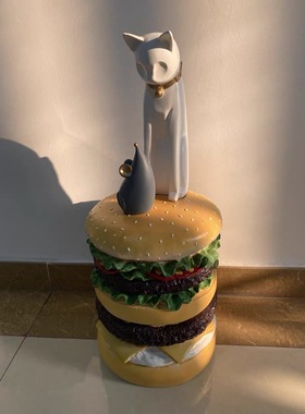 创意个性汉堡包装饰品