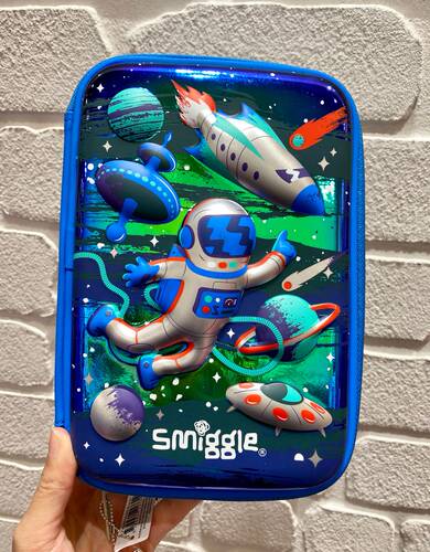 澳洲Smiggle开学季学生小马独角兽大容量三层铅笔盒多功能化妆包 - 图1