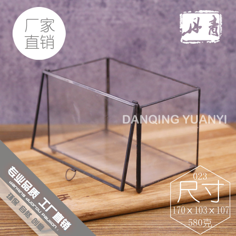 苔藓微景观铸锡玻璃长方形花房 绿植园艺花盆 水草陆缸造景生态瓶,淘宝优惠券,粉丝福利购,淘宝优惠卷