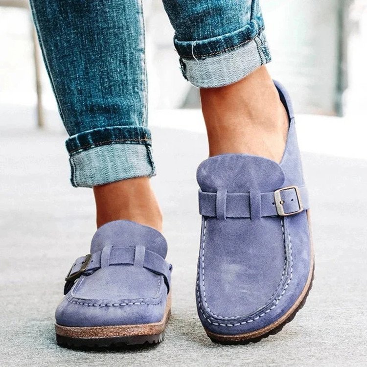 ladies flat shoes loafers women flats 大码女鞋 туфли 43 - 图0