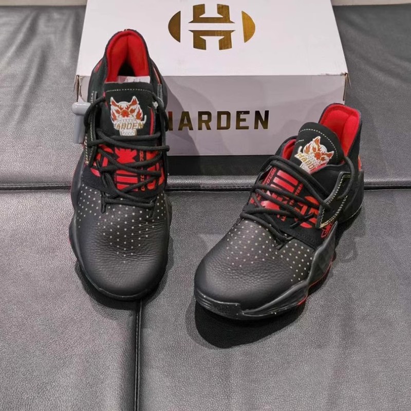 Adidas Harden Vol. 4哈登新年低帮缓震运动休闲实战篮球鞋EF9940 - 图2