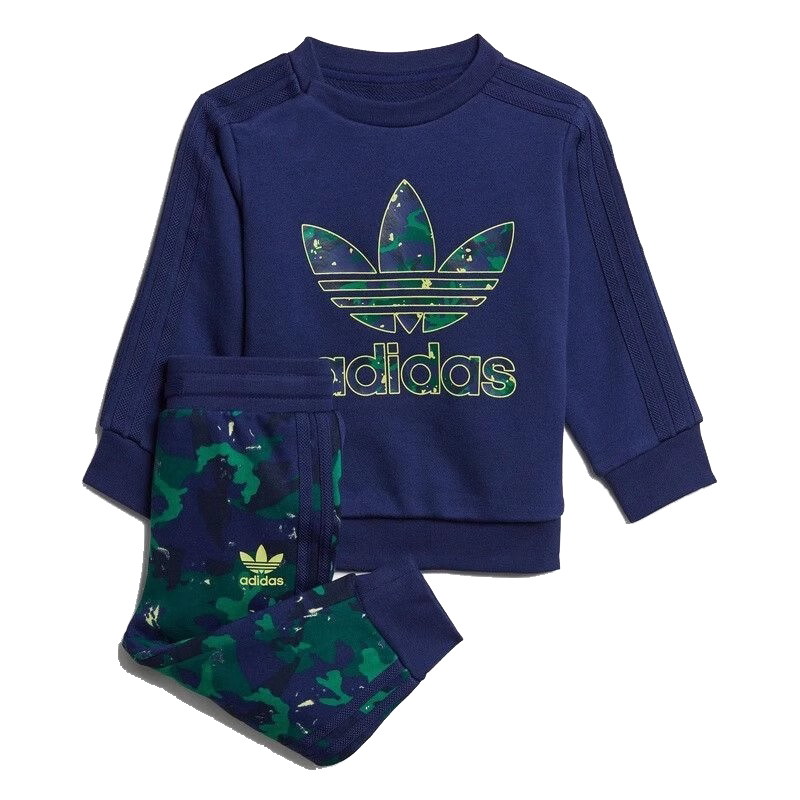 Adidas/阿迪达斯三叶草男女童装舒适休闲运动套装 H20309