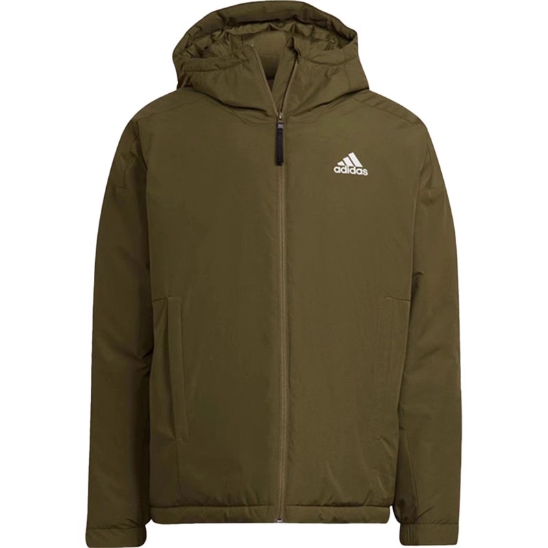 adidas阿迪达斯男秋冬户外运动休闲夹克连帽棉服外套H55342原1099