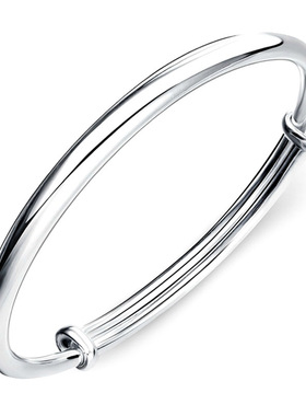 手镯女款光面手环简约不掉色饰品