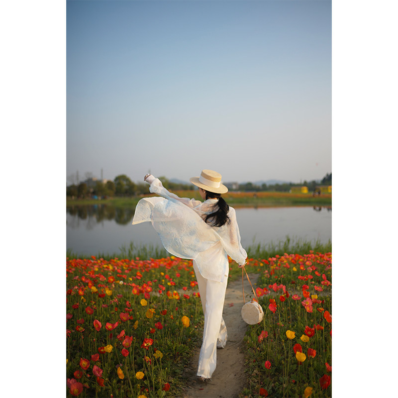 NANASTORE直筒牛仔裤女2024春季新款高腰宽松破洞裤子薄款白色潮,淘宝优惠券,粉丝福利购,淘宝优惠卷