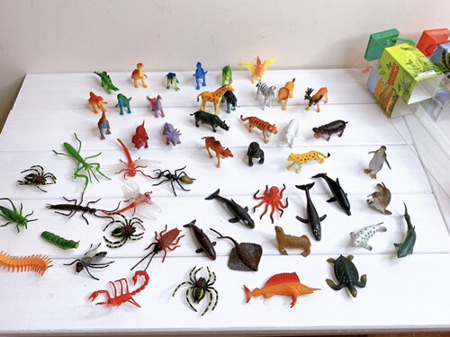 儿童动物园恐龙玩具套装仿真野生动物海底动物昆虫模型老虎狮子 - 图1