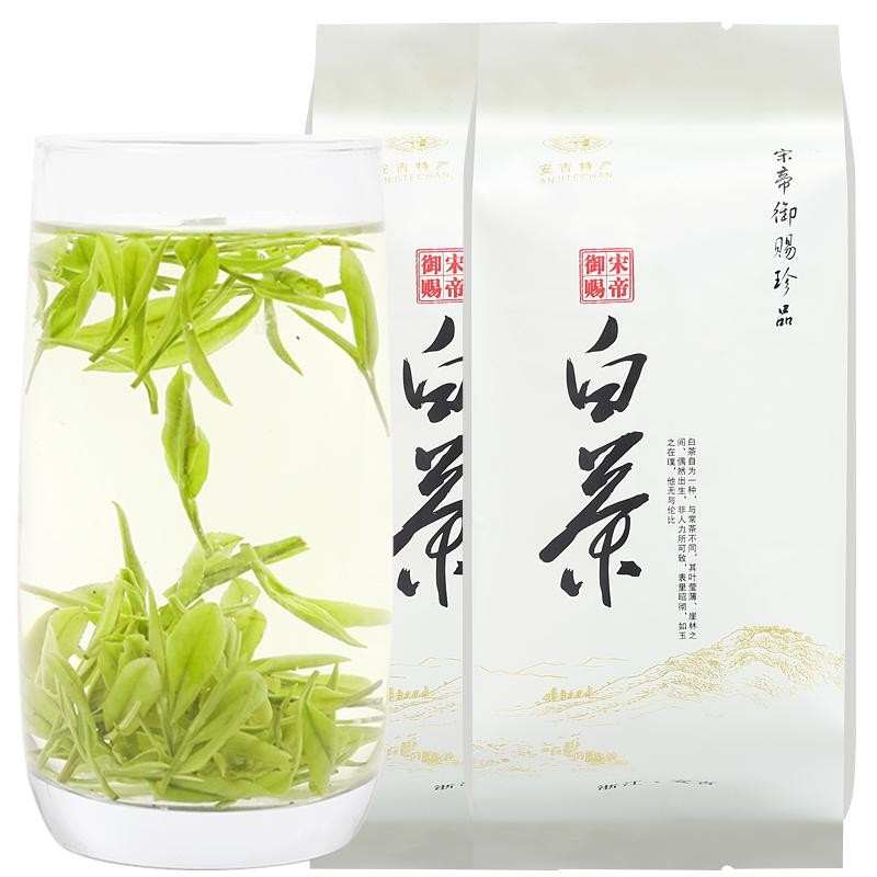 安吉玉蕊白茶2024新茶一级雨前高山安吉绿茶散装茶叶春茶250g溪龙 - 图3