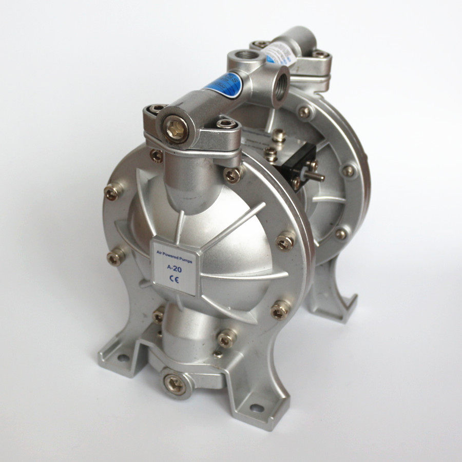 气动双隔膜泵裸泵a20气动油漆泵a20泵浦喷漆泵抽油泵 四分喷油泵