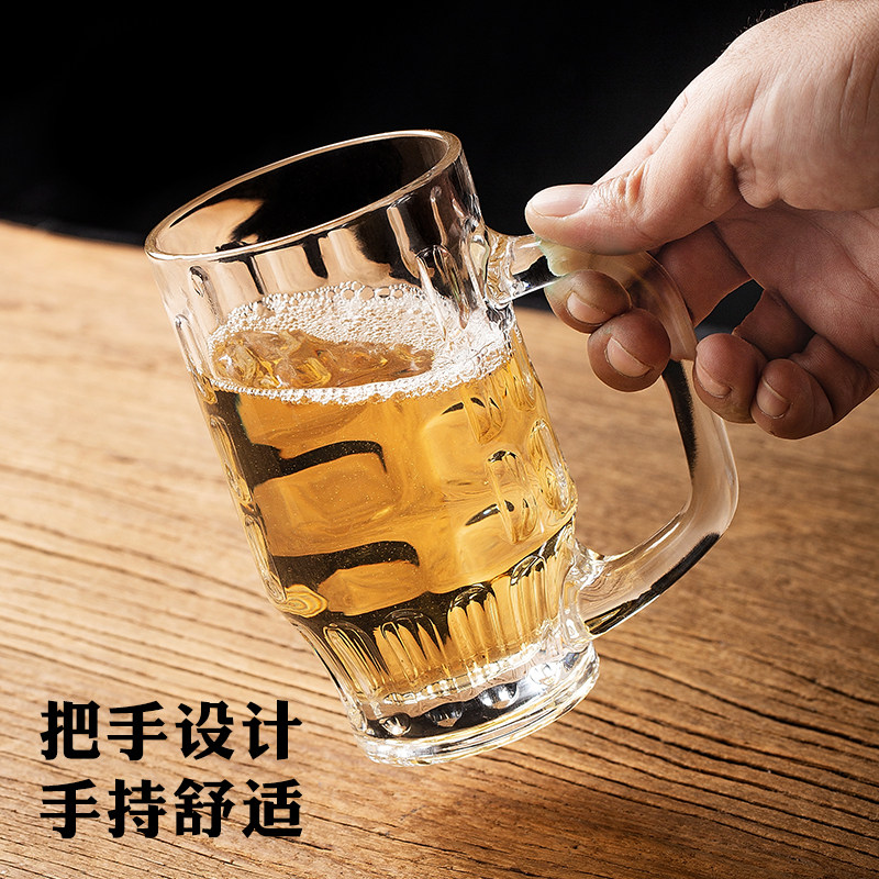 三得利金宾嗨棒杯Suntory白占边日料居酒屋烤肉店扎啤杯啤酒杯子,淘宝优惠券,粉丝福利购,淘宝优惠卷