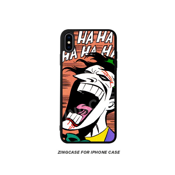 Joker小丑漫畫蝙蝠俠IPHONE X/XR/XS Max蘋果7/8 plus手機殼全包