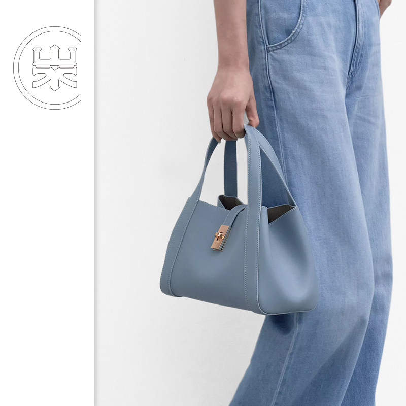 山水集包2022新款小众原创菜篮子 山水集女士包袋