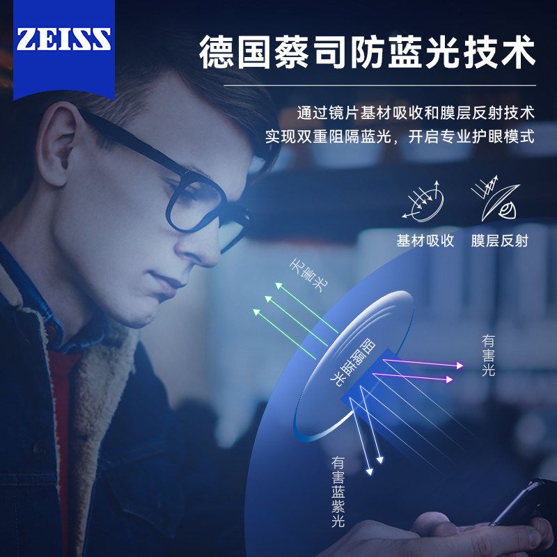  博士眼镜防蓝光镜