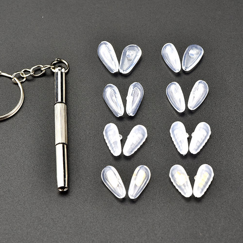 博士眼镜鼻托防压痕舒适空气防滑鼻梁子气囊硅胶眼睛鼻垫配件神器 - 图3