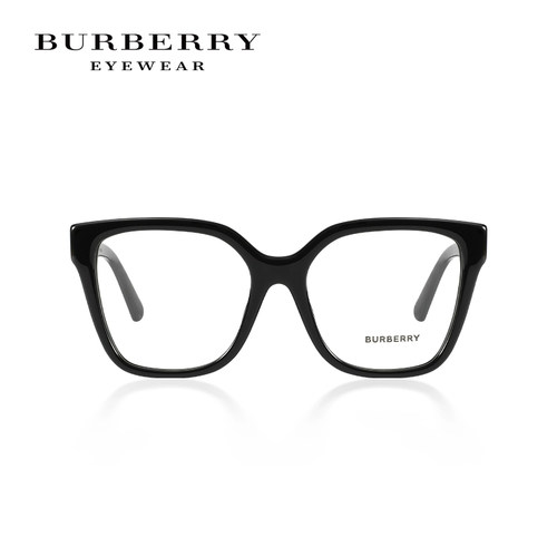 Burberry博柏利眼镜框男款黑框大框女骑士logo近视镜架0BE2443F - 图0