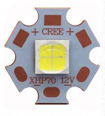 美国原装CREE XHP50 XHP70 30W LED灯珠18W6V12V手电筒灯珠白黄光 - 图3