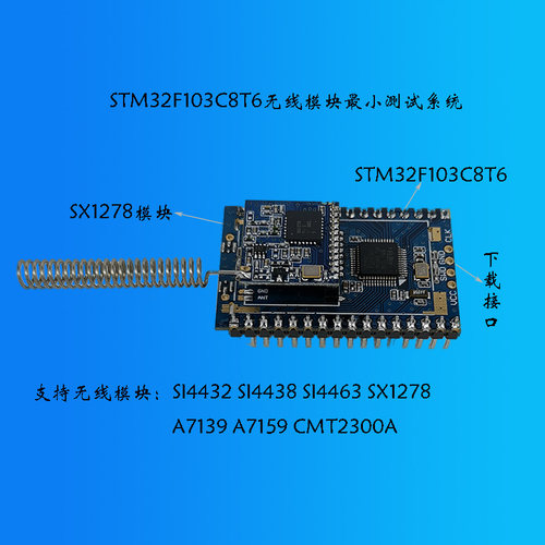 STM32F103/包邮免费开票/无线模块开发板/核心板/SI4432/SX1278 - 图0