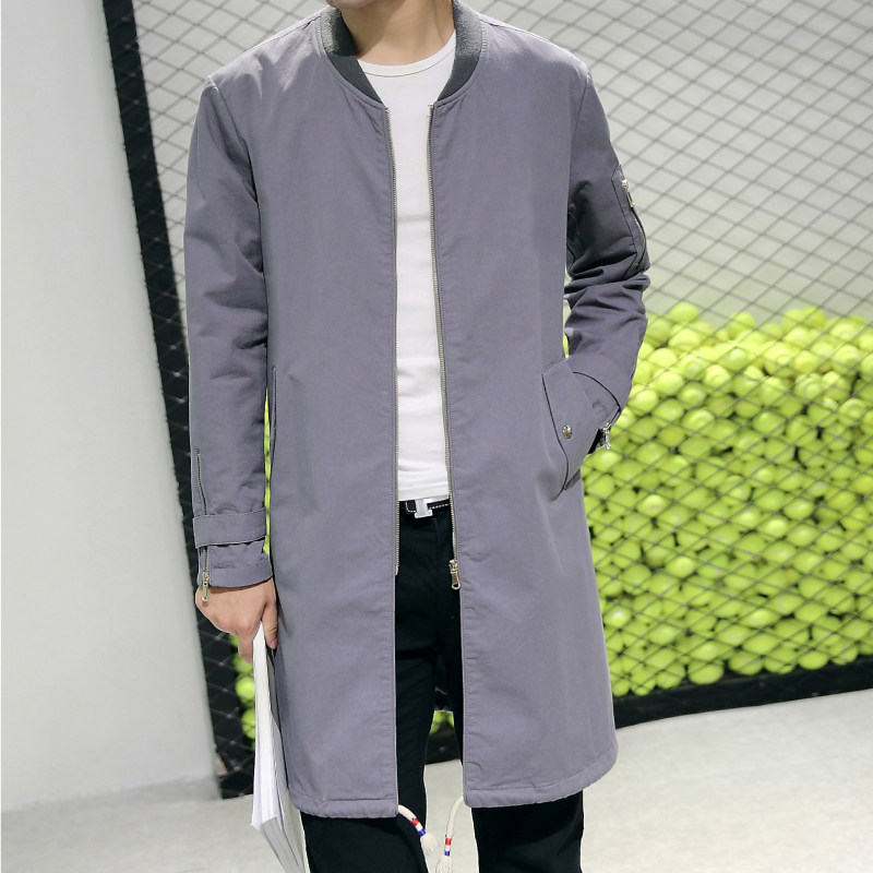 男士立领2022春秋新款韩版修身披风 brrb风衣
