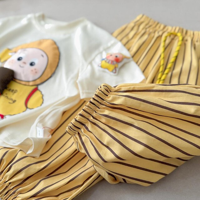 ເດັກນ້ອຍ Summer Korean Version Cute Star Person Cartoon Set
