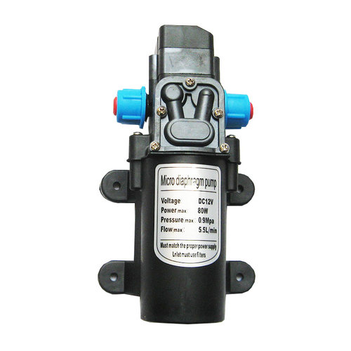 微型直流隔膜泵家用12V80W自吸增压电泵车载24V洗车高压智能水泵 - 图3