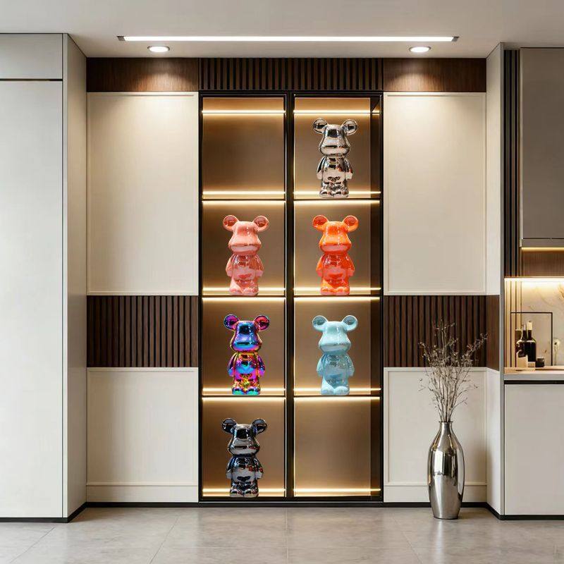 客厅酒柜摆件暴力熊轻奢高档鞋柜装饰品办公室桌面电视餐边柜摆件,淘宝优惠券,粉丝福利购,淘宝优惠卷
