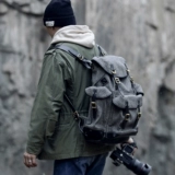 HK Workshop K60 Pepper Salt Retro Outdoor с большой капочкой рюкзак Cowhide Ridvas рюкзак рюкзак