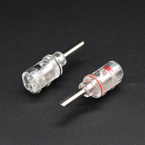 YARBO AUDIOPHILE/雅堡 SC-05RP 镀铑铂金 免焊香蕉头 音响插头 - 图1
