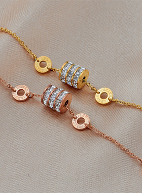 女款钛钢钛钢日韩不掉色手链