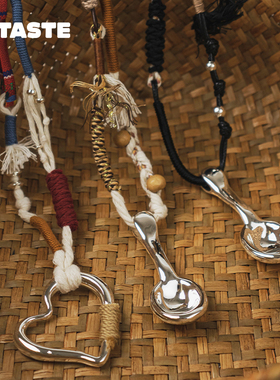 XTASTE Picnique偷人心编绳项链原创设计王鹤棣明星同款高级感