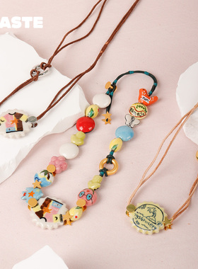 TysGrocery手绘高岭土陶瓷项链