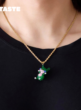 XTASTE SNBC【小狗骨头项链】小众设计项链配饰锁骨链女