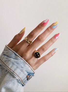 XTASTE 美国 GILBERT迷你笑脸戒指百搭配饰出行穿戴