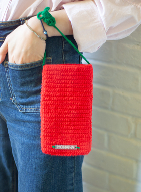 XTASTE MONANA 祝福的包小众设计 蛇年祝福 挎包有趣斜挎包手机包