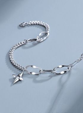 冷酷星芒手链男ins时尚饰品