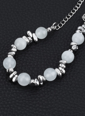 手环手链黑胆石手工穿珠轻奢情侣