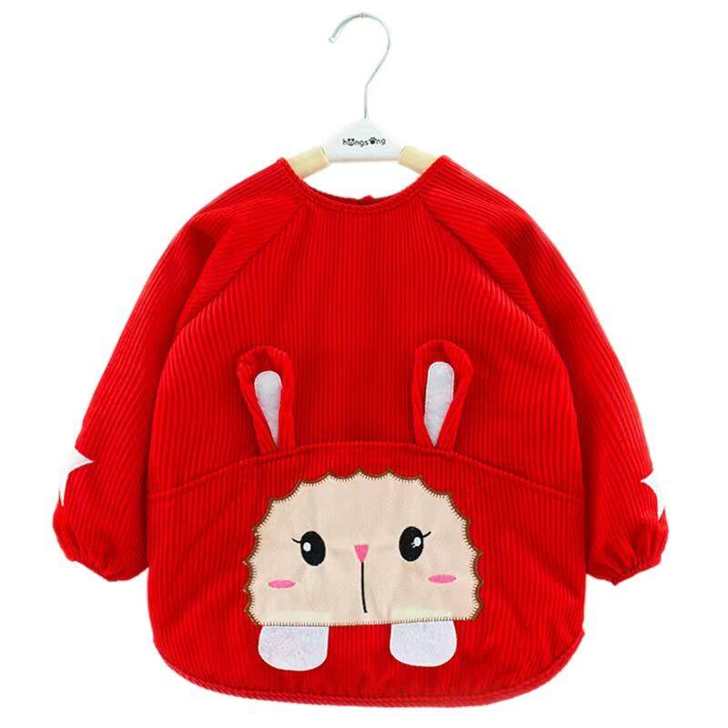 秋冬儿童罩衣长袖宝宝罩衣防水防脏围裙婴儿吃饭兜男童女童反穿衣,淘宝优惠券,粉丝福利购,淘宝优惠卷