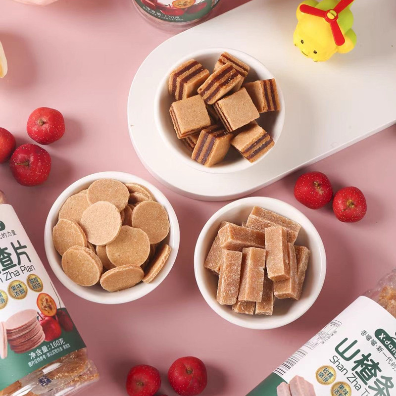 X.dangd香噹噹山楂条山楂片山楂汉堡宝宝果肉条儿童开味休闲零食,淘宝优惠券,粉丝福利购,淘宝优惠卷