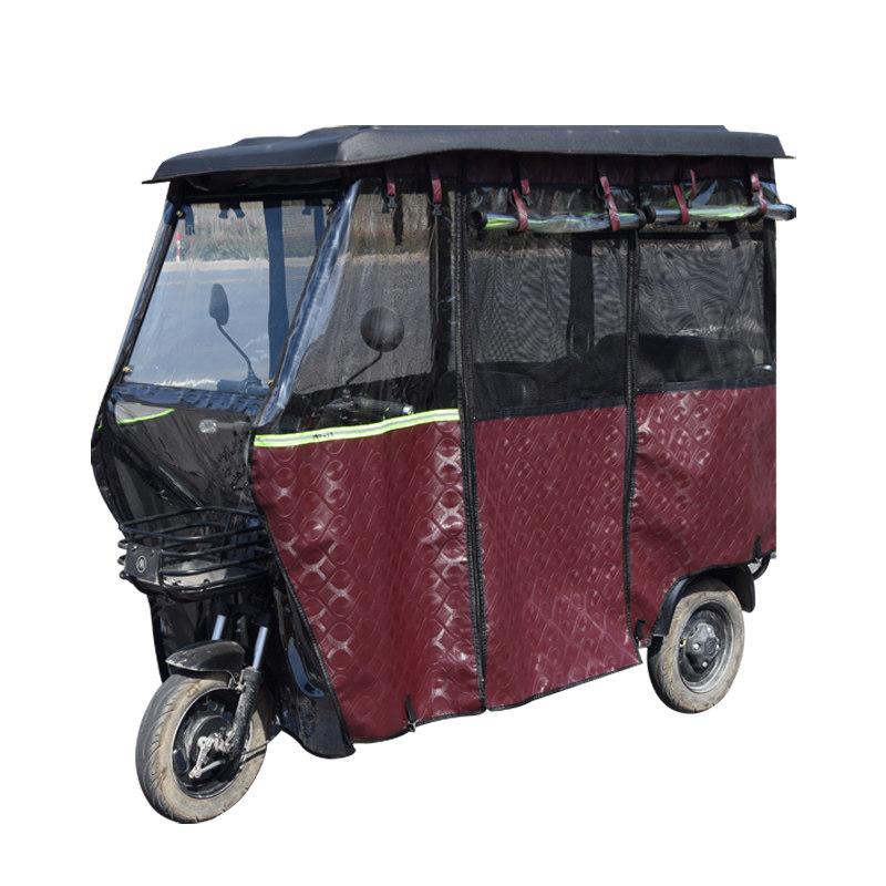 四季通用电动三轮车围挡纱网车篷皮革防风防冻防雨单独雨帘,淘宝优惠券,粉丝福利购,淘宝优惠卷