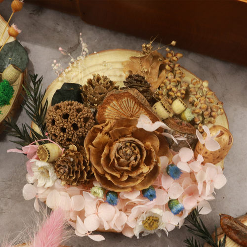 天然干花干果植物磁力冰箱贴种子装饰手工DIY活动团建文创材料包 - 图1