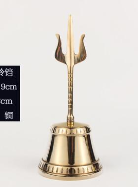 四方头手摇铜铃铛佛铃道铃